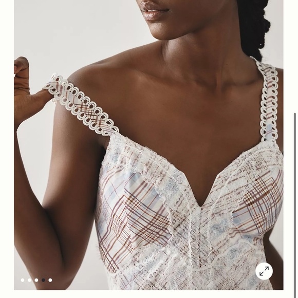 Anthropology The Bobbi Asymmetrical Ruffle Tiered midi Dress - Picture 4 of 9